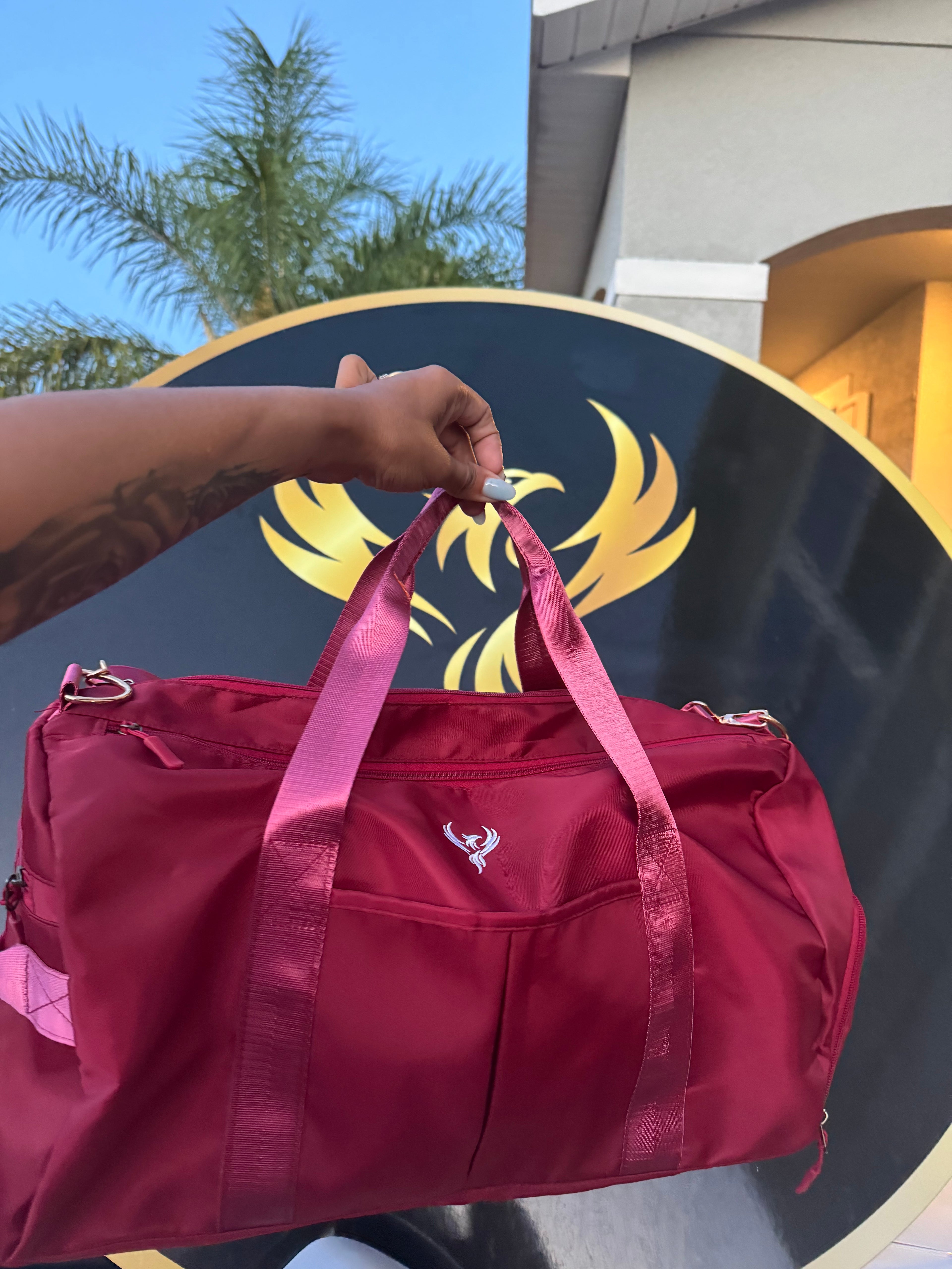 Fenix Elite Duffle Burgundy 🍷✨👜