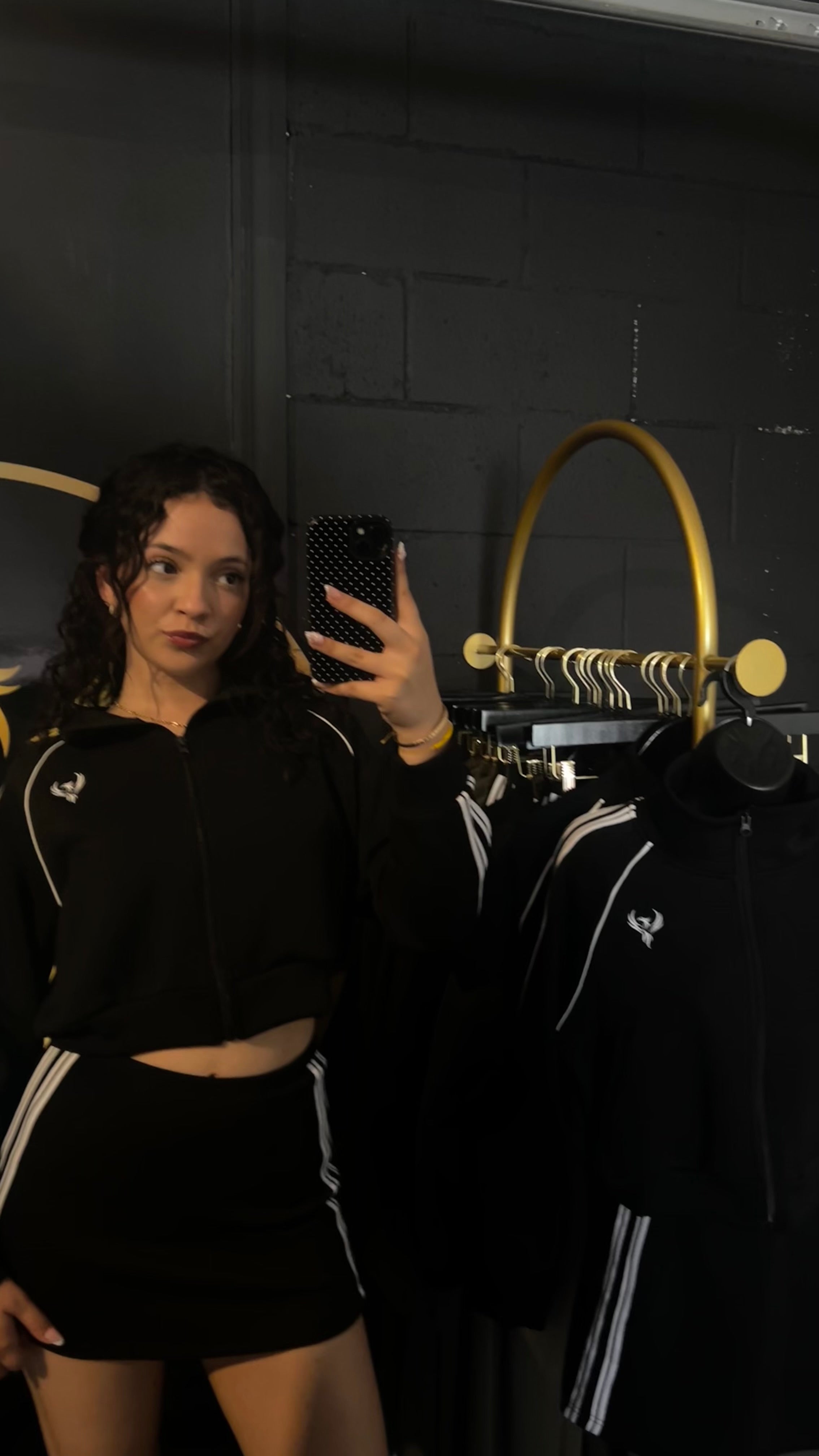 Set de falda negro