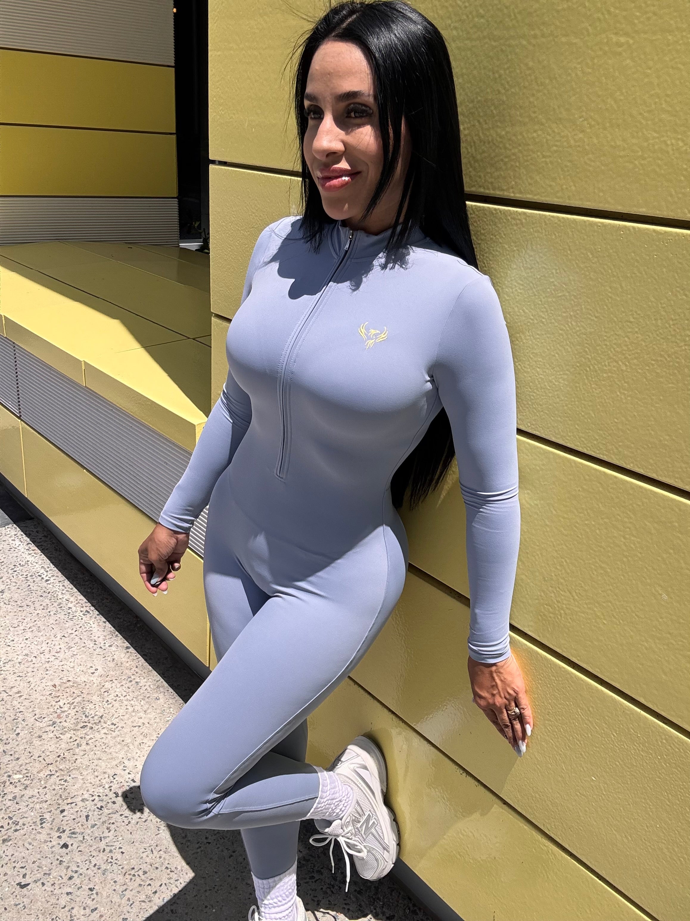 Fenix Solar Flow Jumpsuit – Light Blue Yellow 😮‍💨🩵🌼