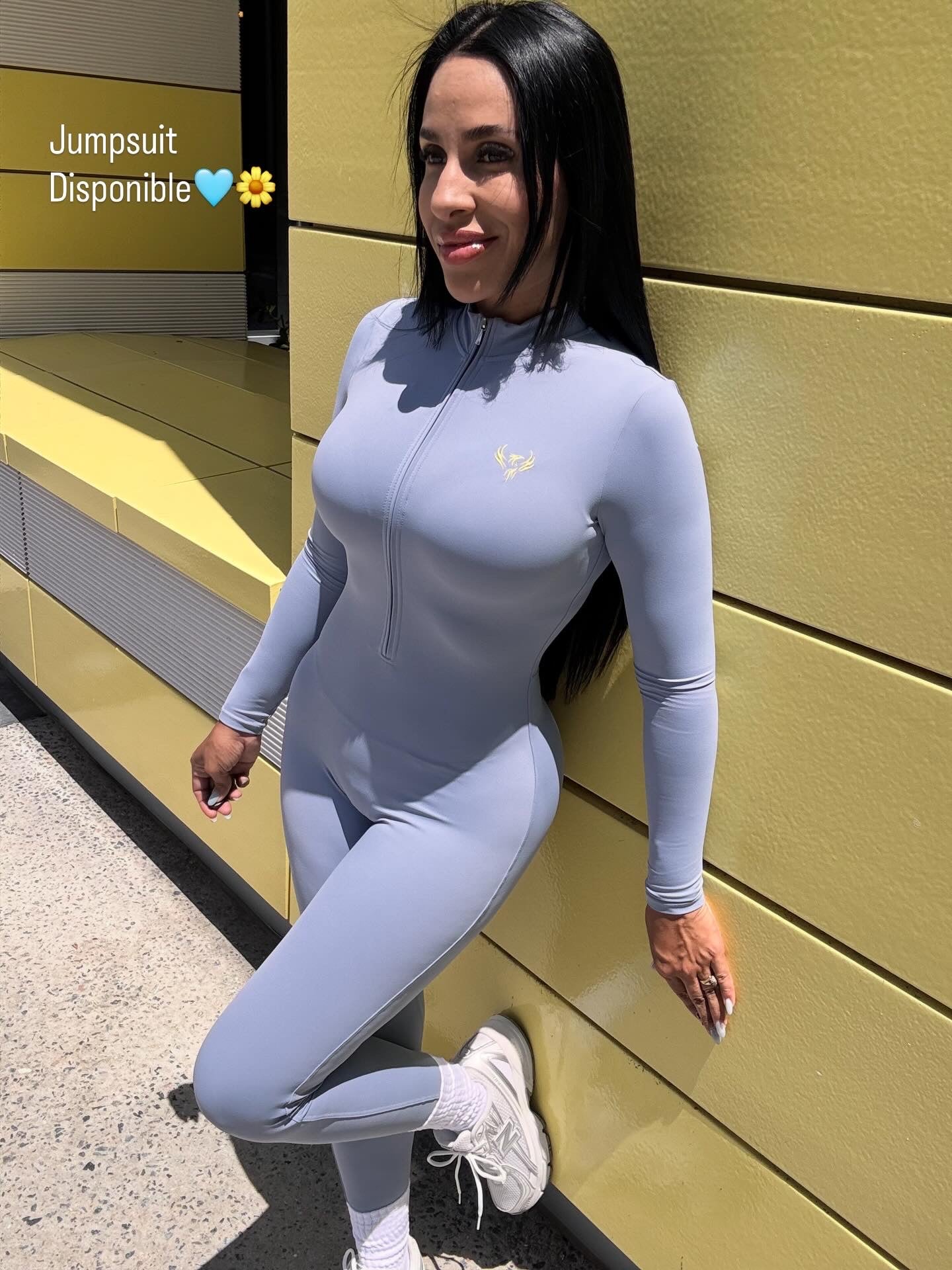 Fenix Solar Flow Jumpsuit – Light Blue Yellow 😮‍💨🩵🌼